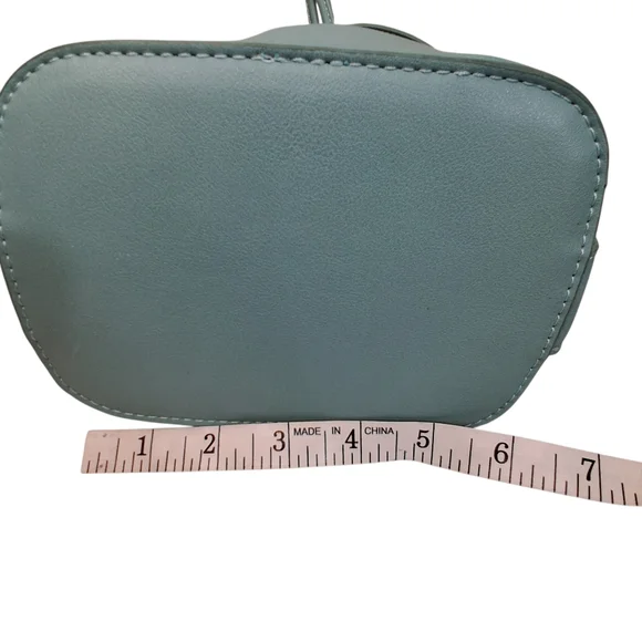 NEW | FREE PEOPLE | Blue | Cutout Bucket Bag w/ Canvas Lining - Picture 12 of 12